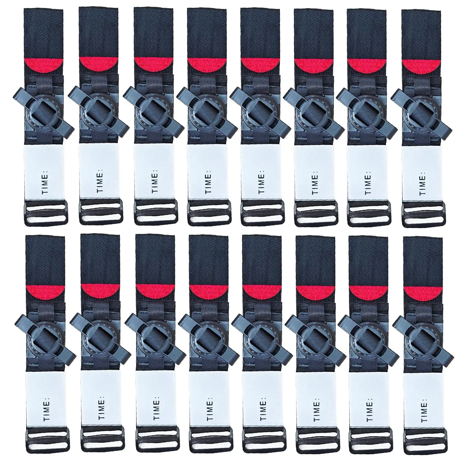 Upgrade Tourniquet, 16 Pack Compact and Portable Rotary Tourniquet for Military Tactical First Aid, Outdoor and Sports Emergency Preparedness, Fastest, Safest, Most Effective