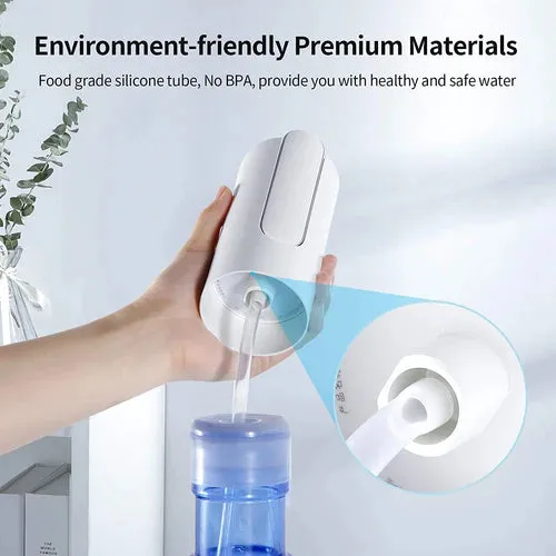 USB Charging Automatic Drinking Water Dispenser, Foldable Portable Electric Water Bottle Pump