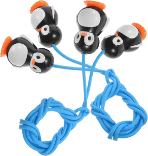 VICASKY 2pcs Diving Penguin Bagged Diving Supplies Bath for Shark Third-Party Air Outlet Vents Fishing Chew Ball Pool Assembled Blue Plastic