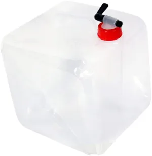 VICASKY Foldable Water Carrier White Outdoor Carriers Large Water Container Canteen Water Bag Bucket Camping Water Carrier Collapsible Bottles Jug Portable Containers Folding Water Bottle