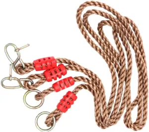 VICASKY Pair Adjustable Swing Rope Heavy Duty Load Bearing for Tree Beam Playground Accessory for Adults