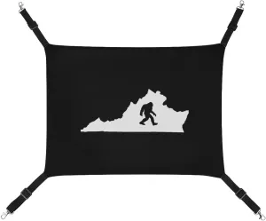 Virginia State Bigfoot Hanging Cat Bed Soft Breathable Pet Hammock for Cage Pet Sleeper for Kitten Ferret Puppy Rabbit