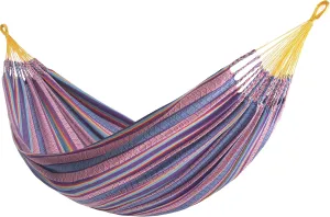 Vivere Latin Hammock Collection – Vibrant 100% Cotton Double Hammock, Supports 2 Adults - 450 lb Capacity (Fiesta)
