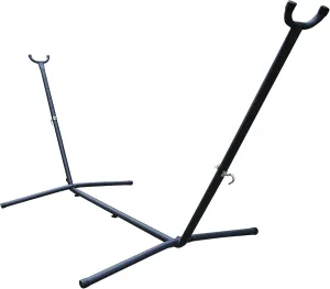 Vivere UHS9 Universal Space-Saving Steel Hammock Stand, 9-Feet, Charcoal