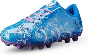 Vizari Frost Firm Ground Soccer Cleats for Girls, Boys & Youth | Athletic Lightweight FG Football Shoes for Kids & Toddlers | Outdoor Training Play