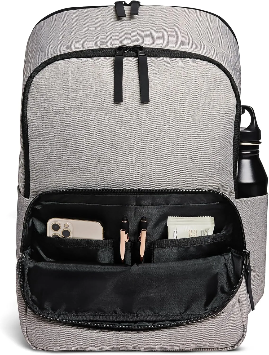 VOORAY 25L 2nd Avenue Backpack, Large - Travel, Gym & Sports Backpack, Herringbone