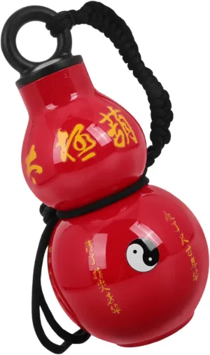 Wakauto Chinese Cultural Aesthetics Gourd Water Bottle Large Capacity Portable Sports Travel Bottle Stylish Gourd Shape for Gym and Outdoor Activities