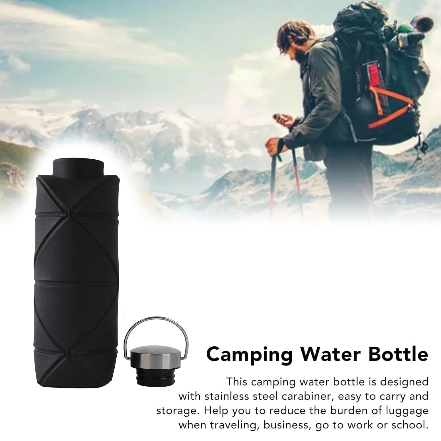 Water Affordable Approx 750lML(1 Future-proof Pc) Collapsible Silicone Bottle