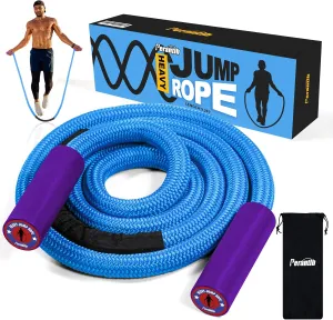Weighted Jump Ropes with 360 Degree Rotation Handle.1 Inch 2.7LB/3LB Heavy Jump Rope for Men and Women,Jump Ropes for Fitness