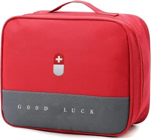 Wesoke Red First Aid Bag - Portable & Spacious