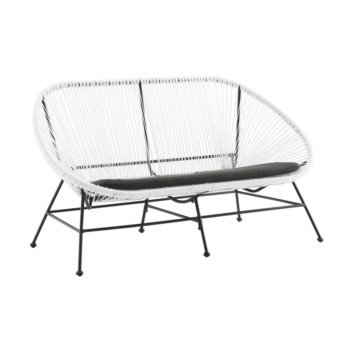 White Outdoor Loveseat- Local Pick Up or Local Delivery Only