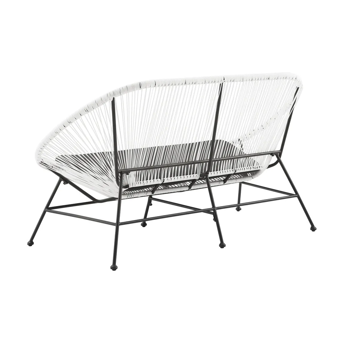 White Outdoor Loveseat- Local Pick Up or Local Delivery Only