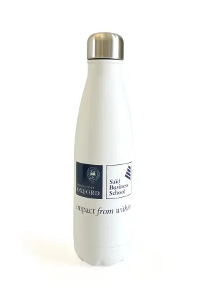 White Oxford Saïd thermal bottle