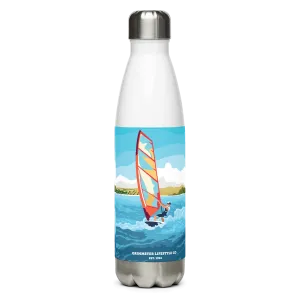 Windsurfer Stainless Steel Water Bottle