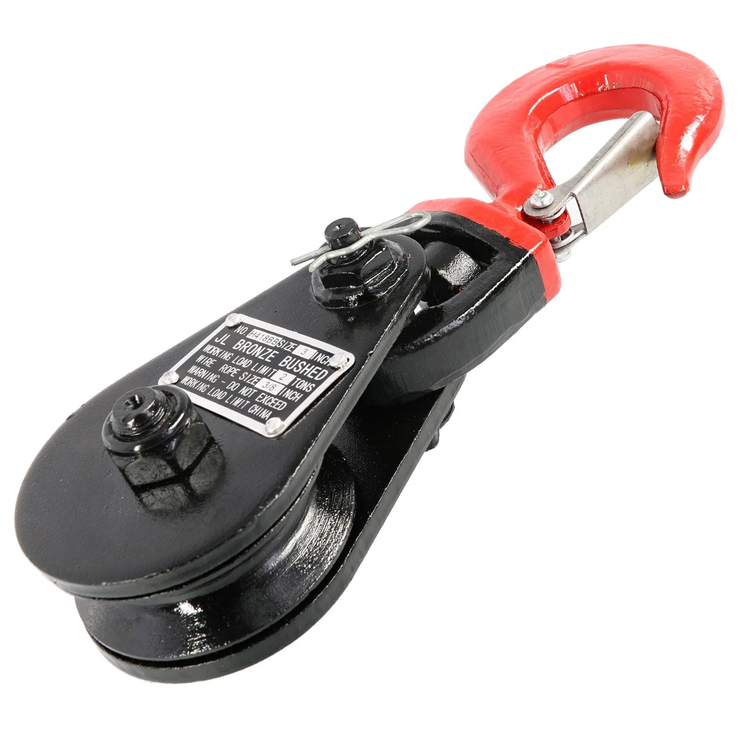 Wire Rope Snatch Blocks With Hook