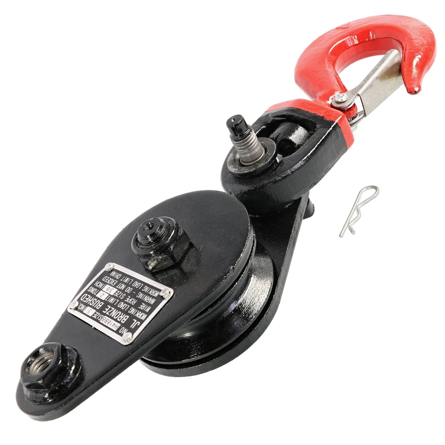 Wire Rope Snatch Blocks With Hook