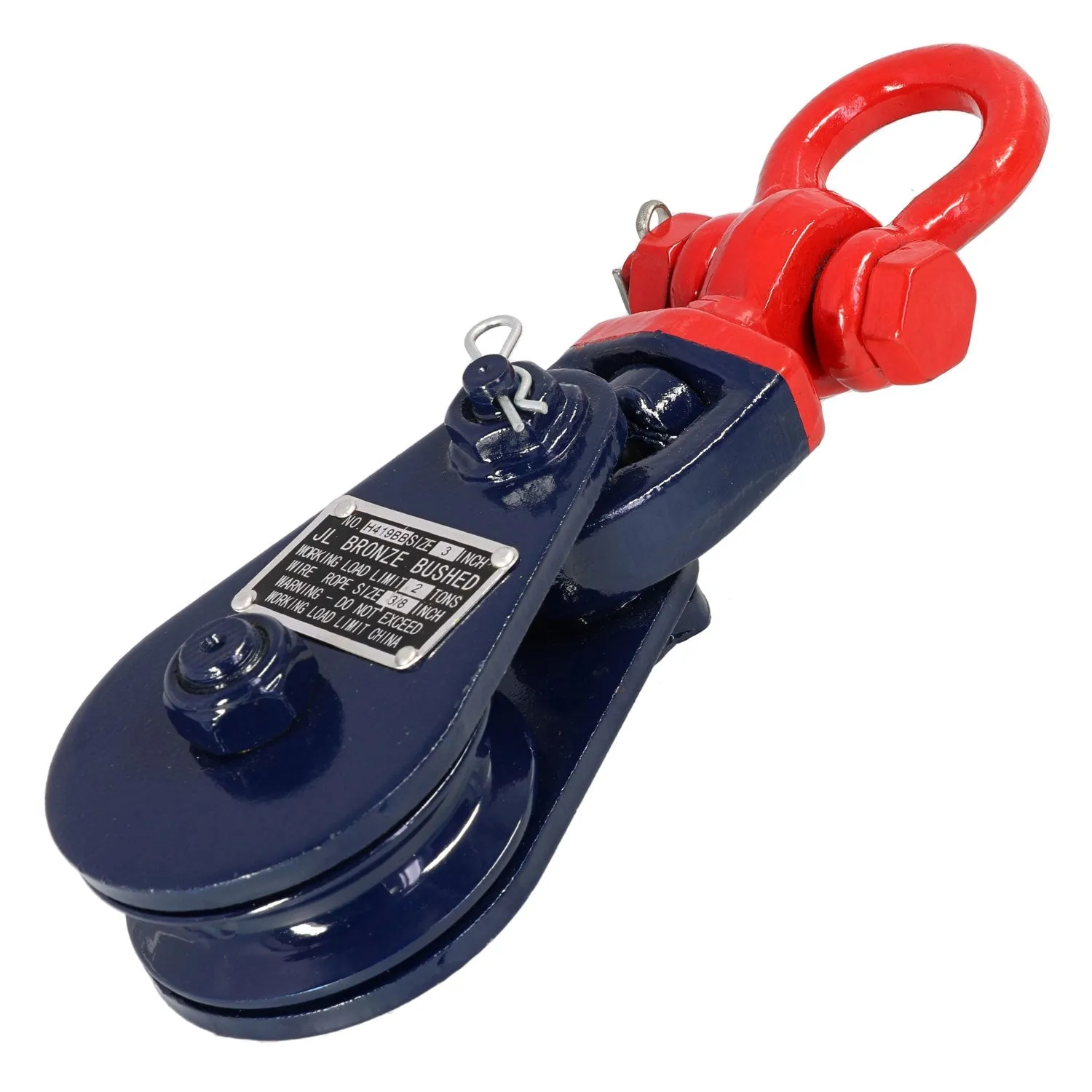 Wire Rope Snatch Blocks With Shackle