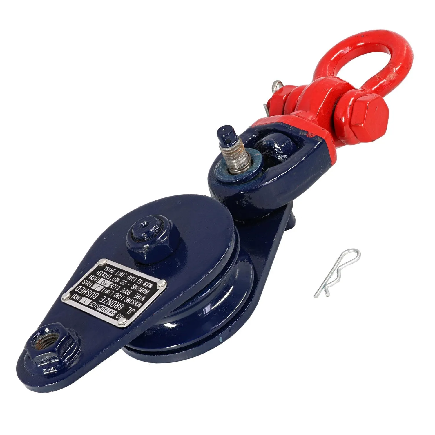 Wire Rope Snatch Blocks With Shackle