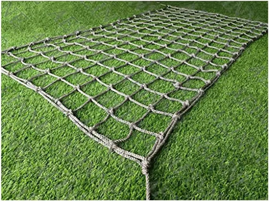 WML Climbing Rope Net,Safety Rope Adult Playground Nylon Play Giant Mesh Heavy Duty Cargo Toddler Netting Nets for Adults Outdoor Swing Set Swingset Ladder Decor Mesh Wall