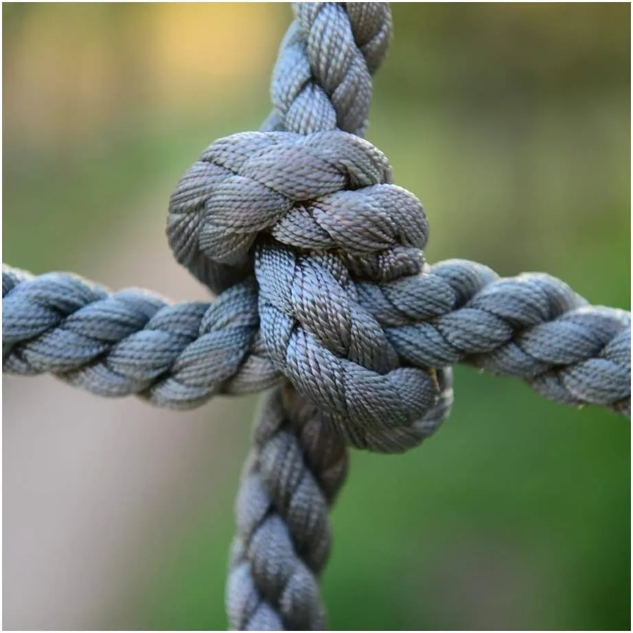 WML Climbing Rope Net,Safety Rope Adult Playground Nylon Play Giant Mesh Heavy Duty Cargo Toddler Netting Nets for Adults Outdoor Swing Set Swingset Ladder Decor Mesh Wall
