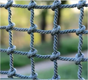 WML Climbing Rope Net,Safety Rope Adult Playground Nylon Play Giant Mesh Heavy Duty Cargo Toddler Netting Nets for Adults Outdoor Swing Set Swingset Ladder Decor Mesh Wall