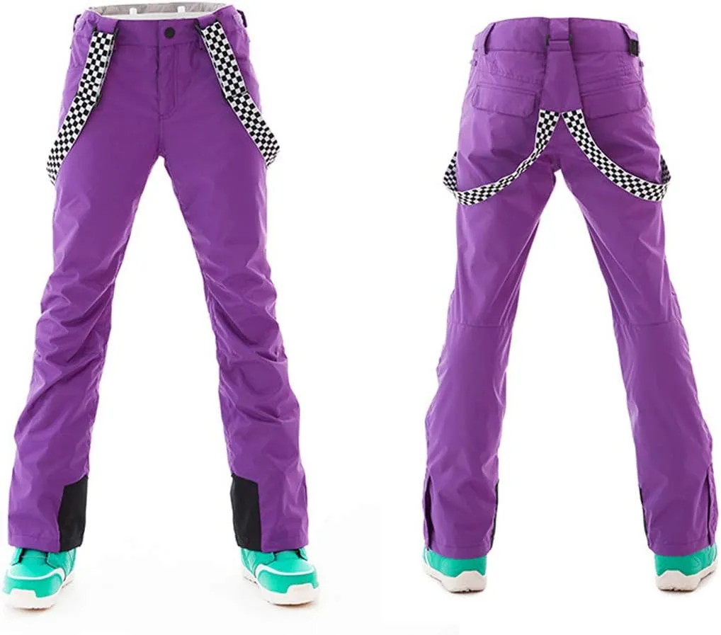 Women Snowboard Suit Waterproof Windproof Ski Jacket and Pant