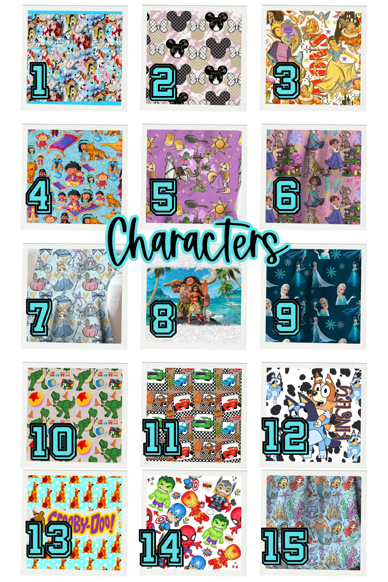 WS Completed Character Kids Sippy or Waterbottle