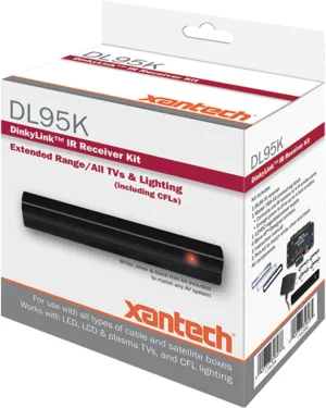 Xantech DL95K Universal Dinky Link Extended Range IR Kit
