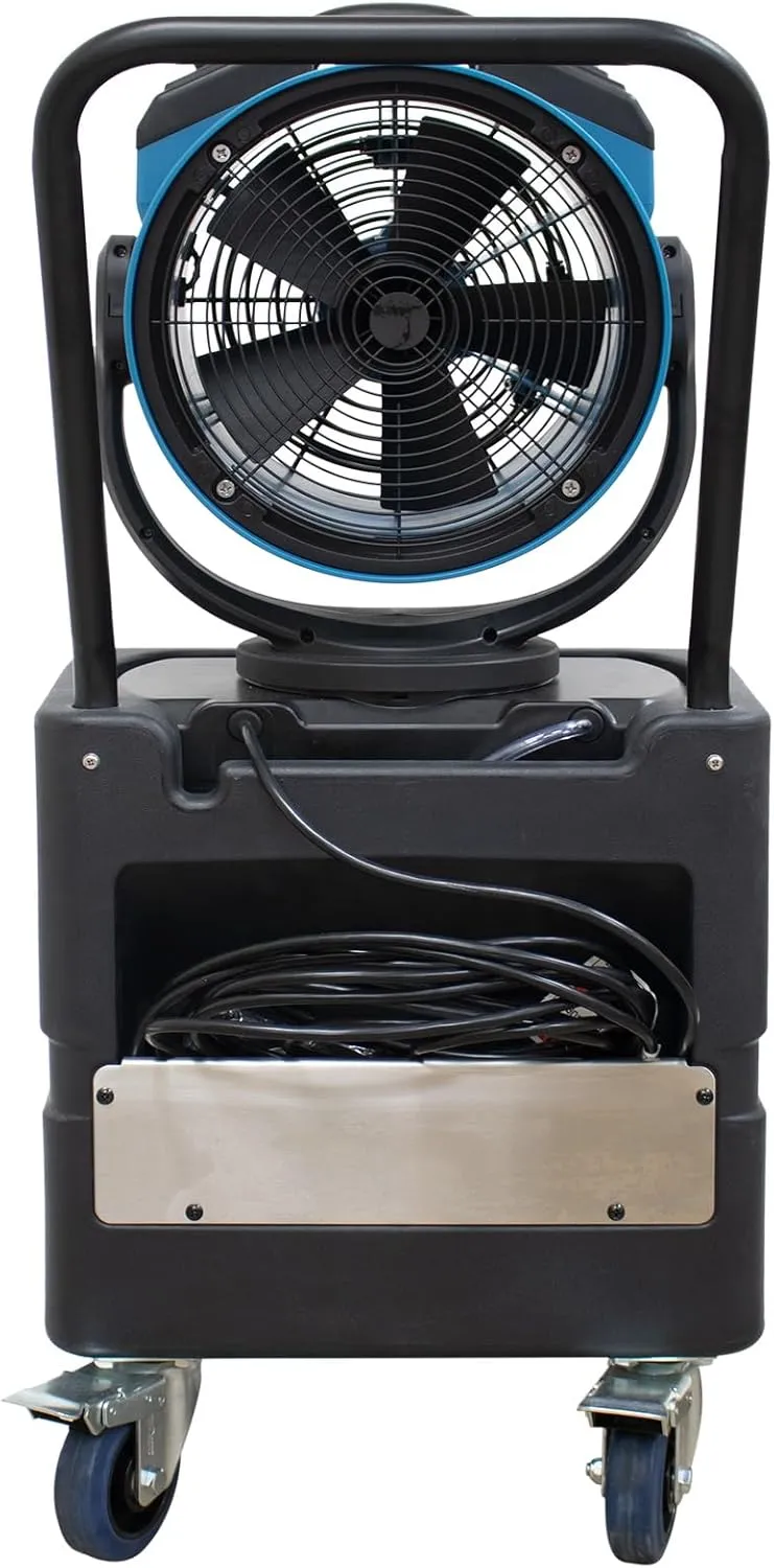 XPOWER FM-68WK Multi-Purpose Oscillatin Misting Fan with Built-In Water Pumo and WT-45 Mobile Water Reservoir