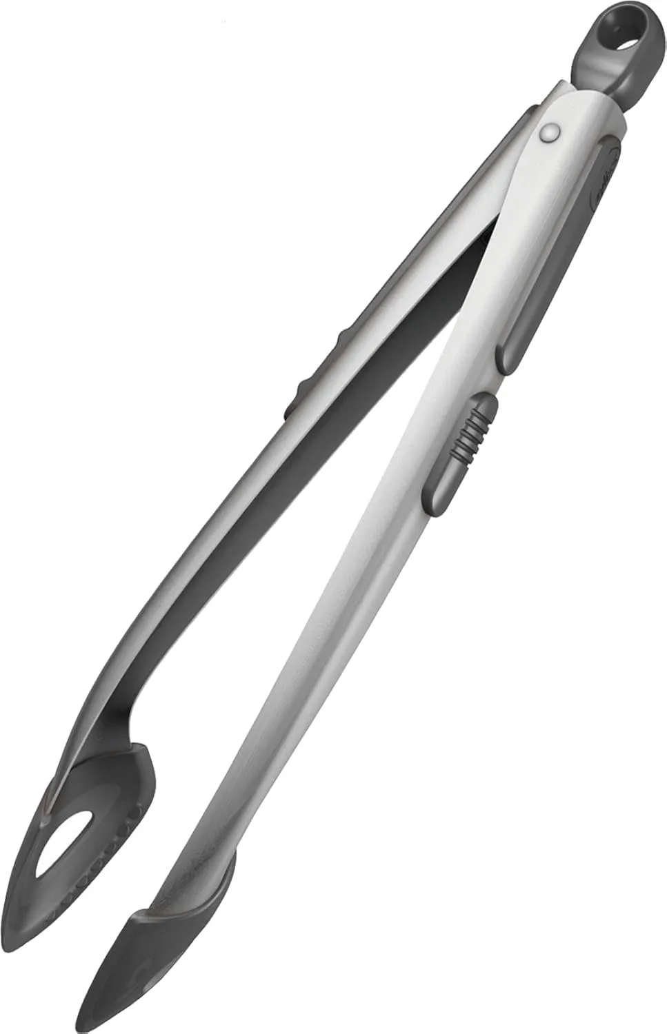 Zyliss Silicone-Tipped Tongs - Perfect for Healthy Cooking - Heat-Resistant Tongs with Ergonomic Grip - Locking Design for Kitchen Drawer Organization - Dishwasher Safe